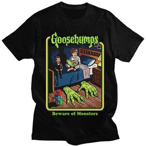 Goosebumps Beware of Monsters Graphic T-shirt Halloween Tee